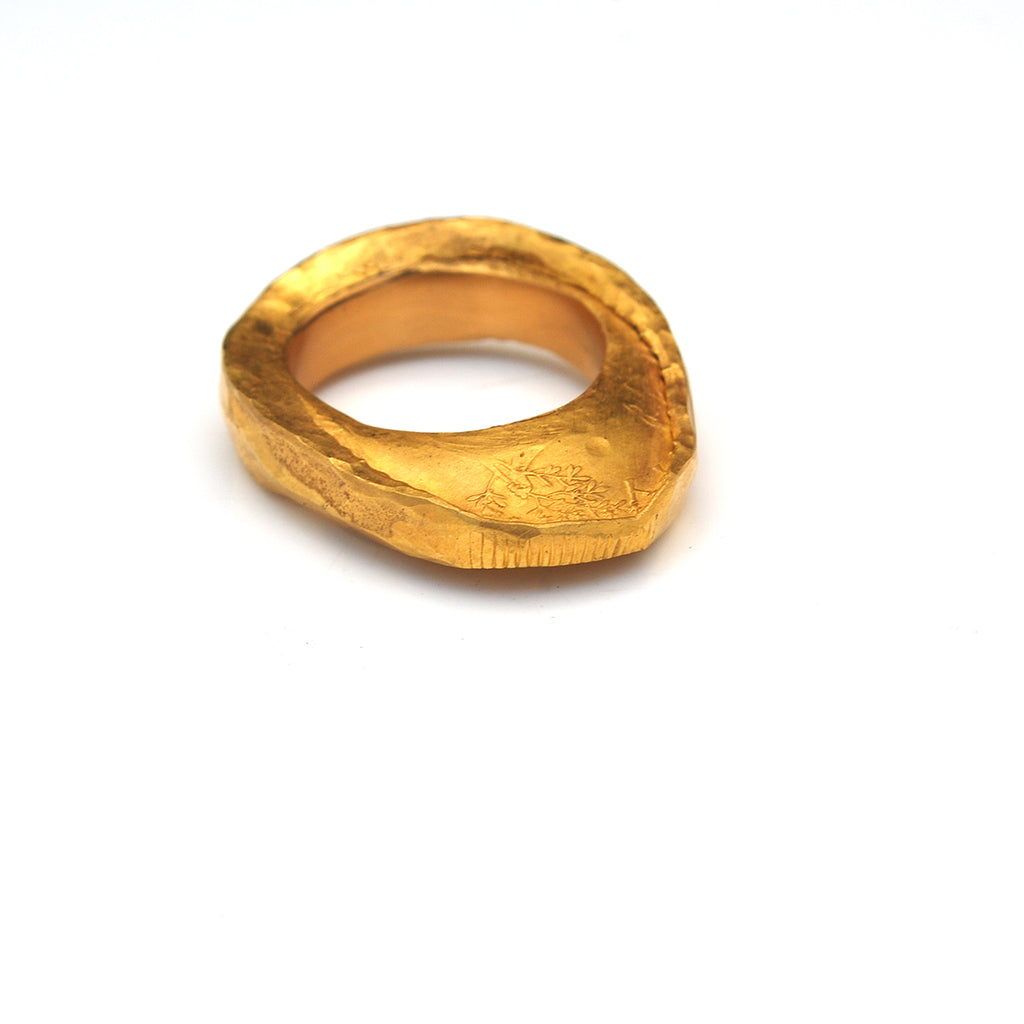 Golden Eagle Liberty Ring