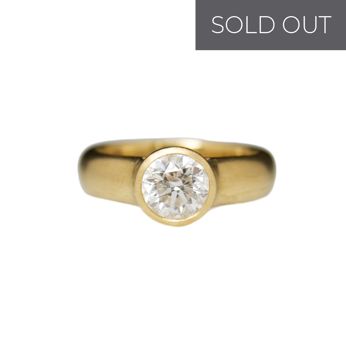 Open Bezel Set Diamond Ring – Maya Kini